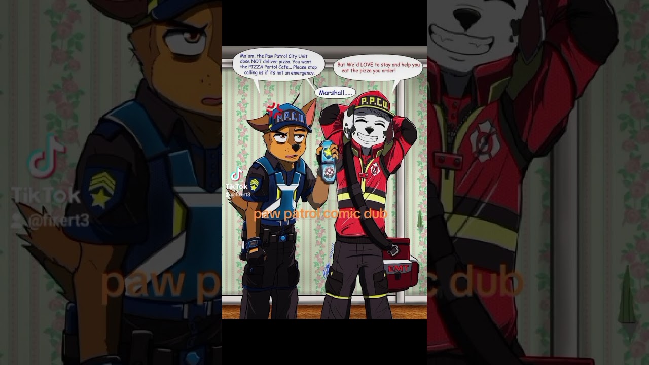 Paw patrol comic dub