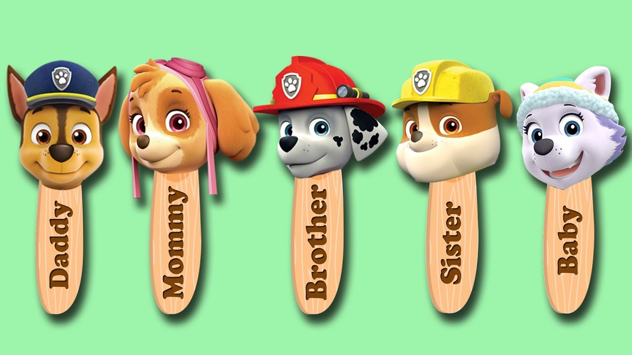 Paw Patrol Ice Cream Finger Family Song | Finger Family Song Collection For Children