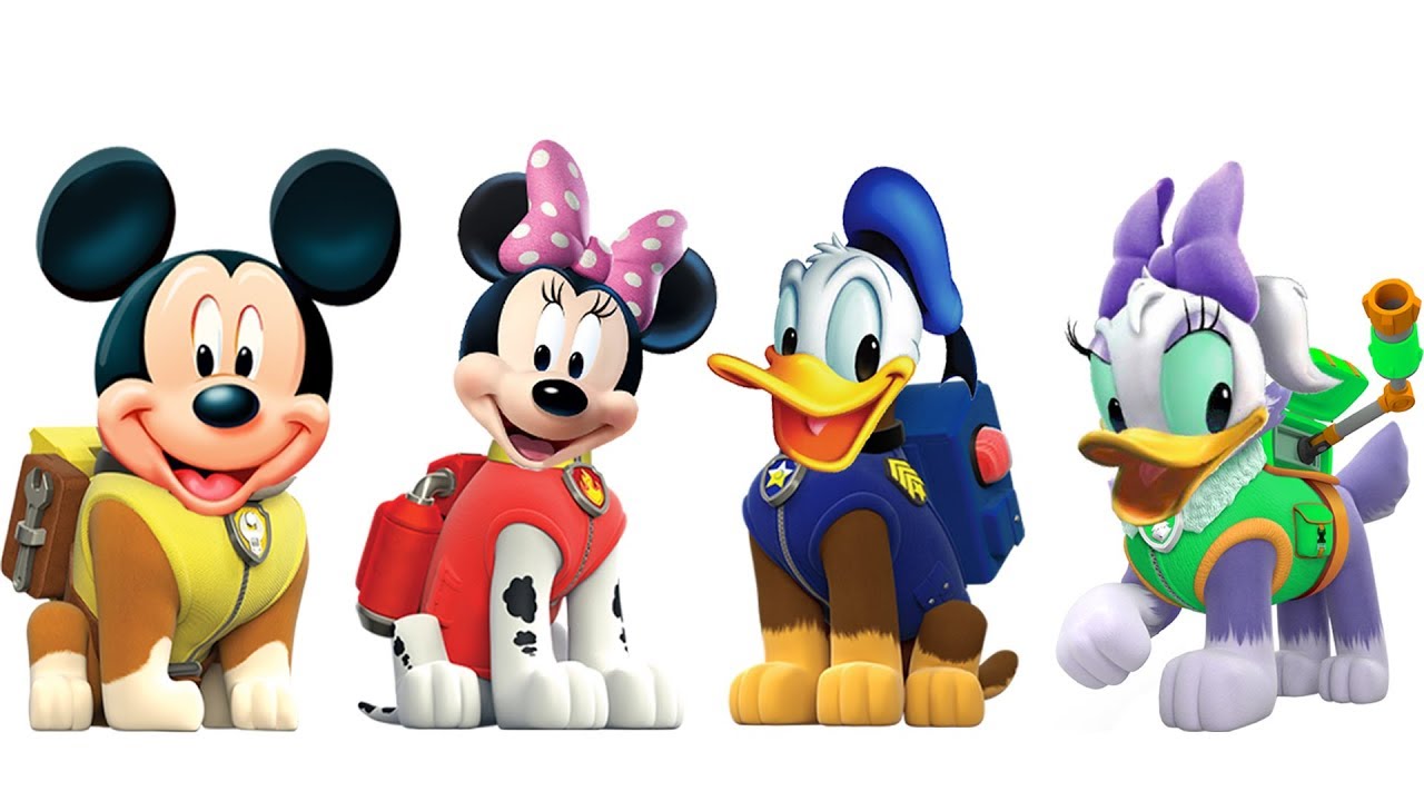 Paw Patrol Mickey Mouse Finger Family Song | Finger Nursery Rhymes Collection For Kids