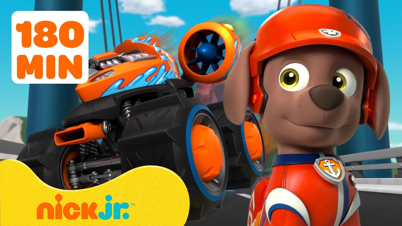 PAW Patrol Rescue Wheels Adventures! #6 w/ Zuma 🚗 3 Hours | Nick Jr.