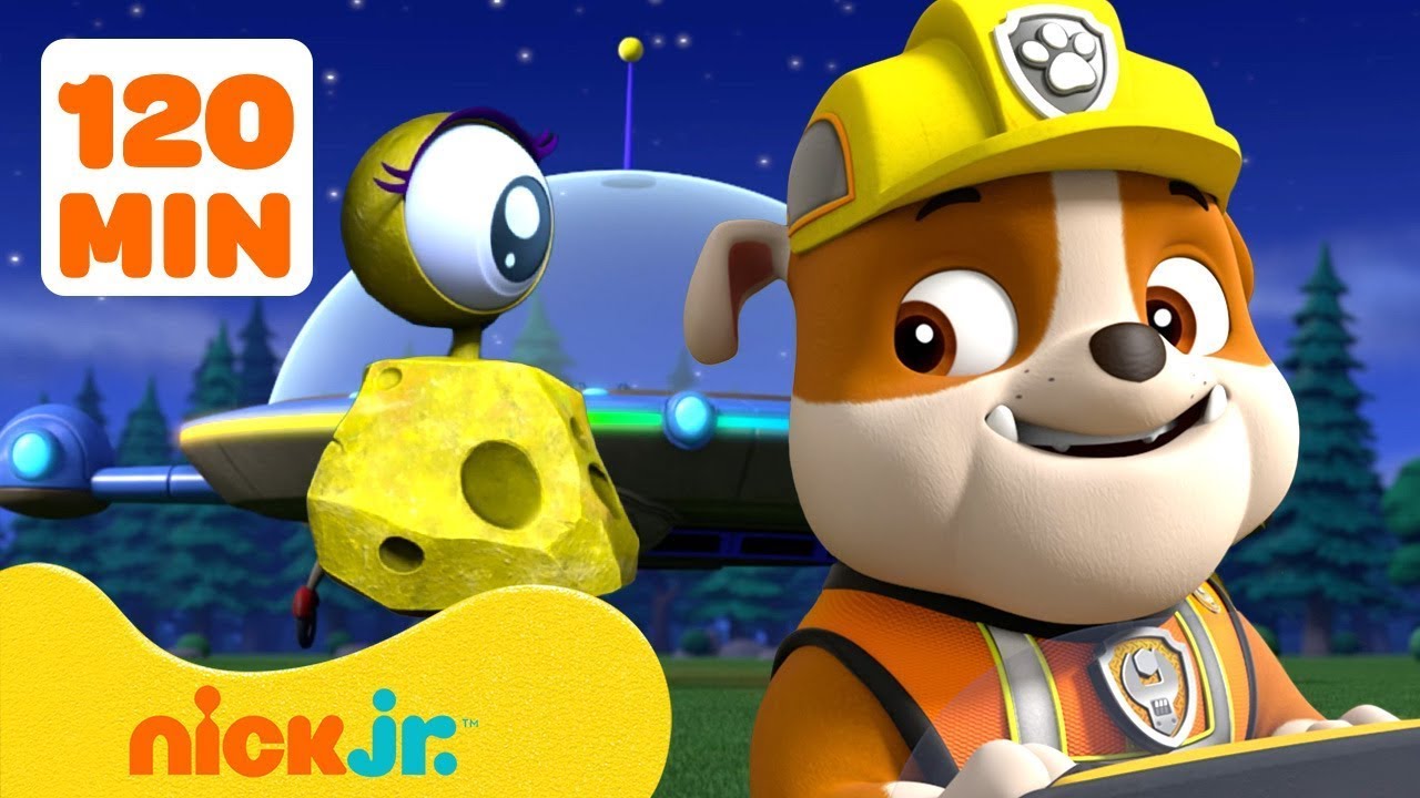 PAW Patrol SPACE Rescues & Adventures! w/ Rubble 👽 120 Minutes | Nick Jr.