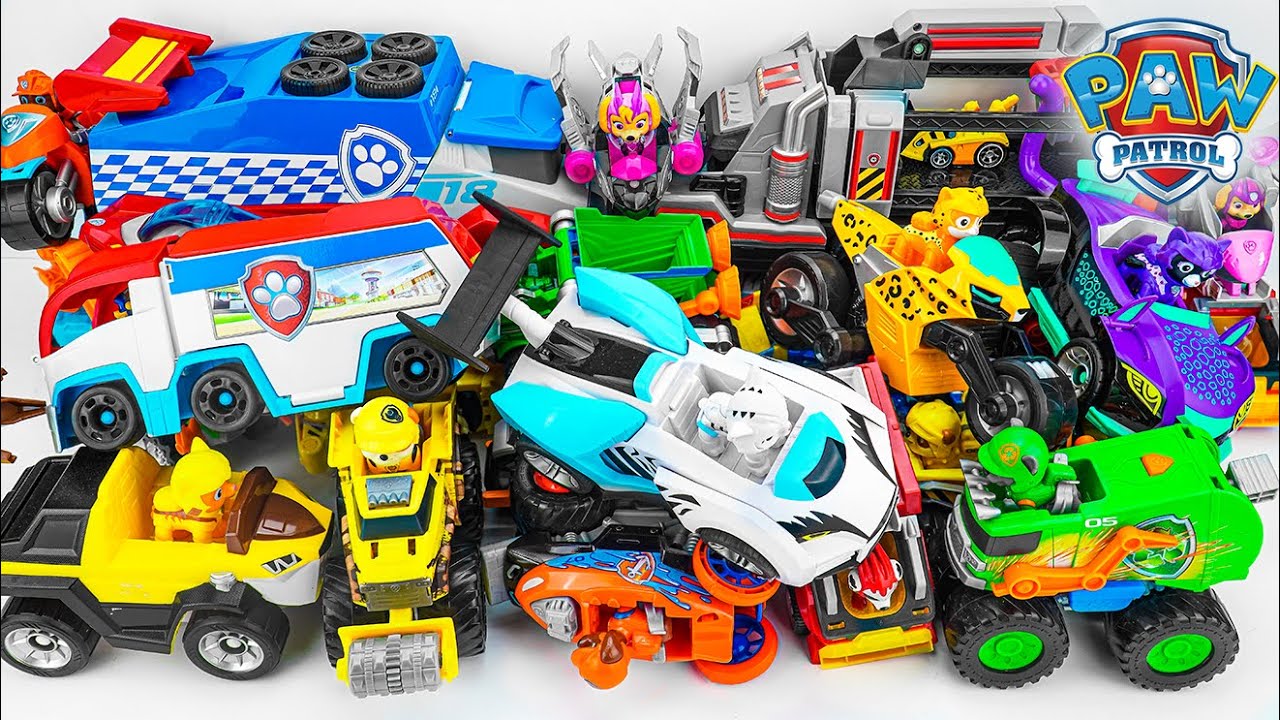 Paw Patrol toys unboxing ASMR | PAW Patroller Rescue & Transport Vehicle | Chase Rubble Marshall