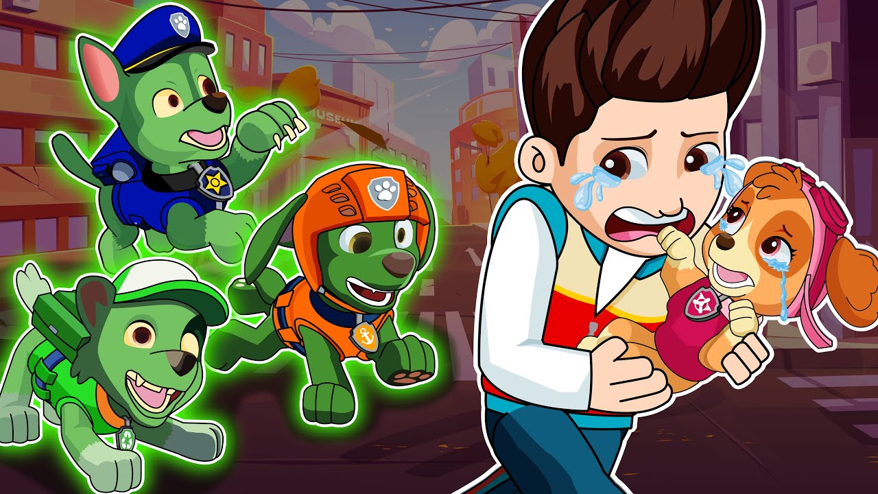 Paw Patrol UltimateRescue | Zombie Apocalypse - Pups PAW vs Pups Zombie - Rainbow Friends 3