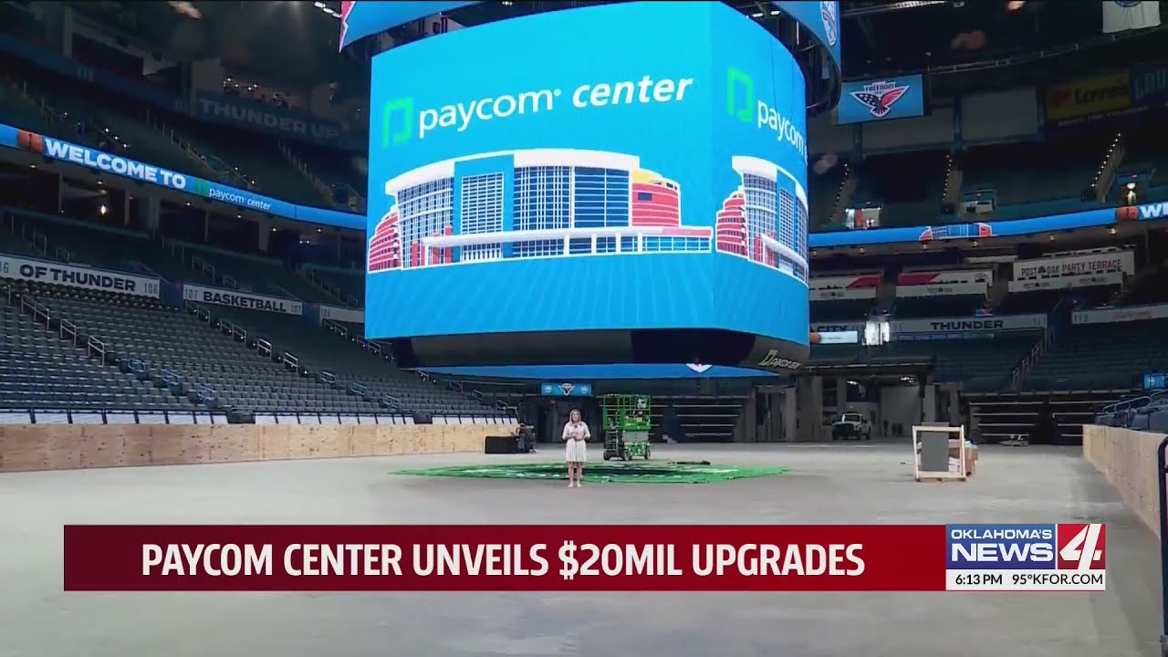 Paycom Center Unveils $20mil upgrades
