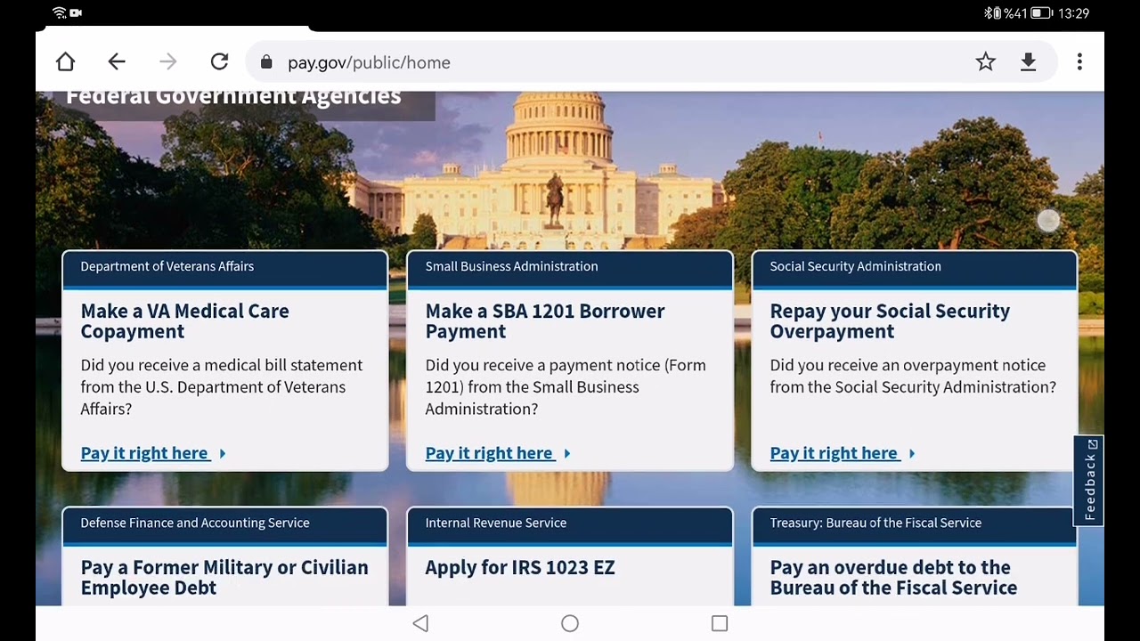 pay.gov Login ⏬👇 Online Payment - SBA