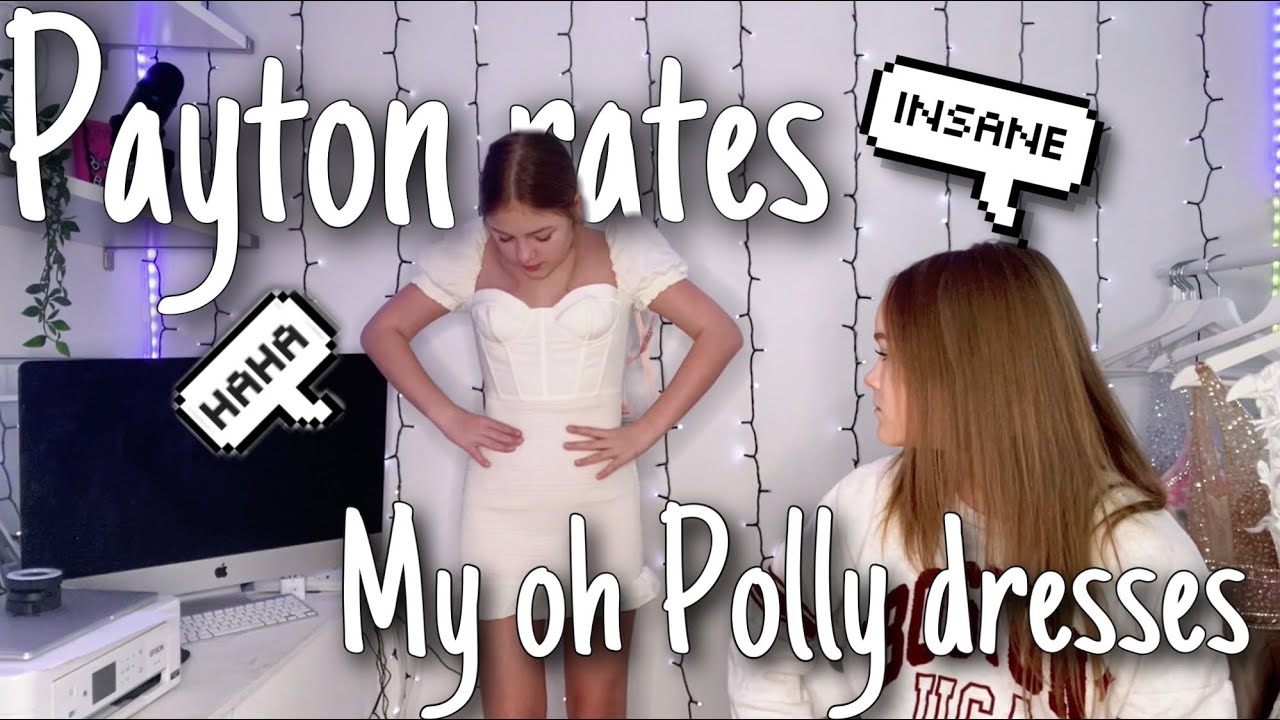 Payton rates my oh Polly dress haul