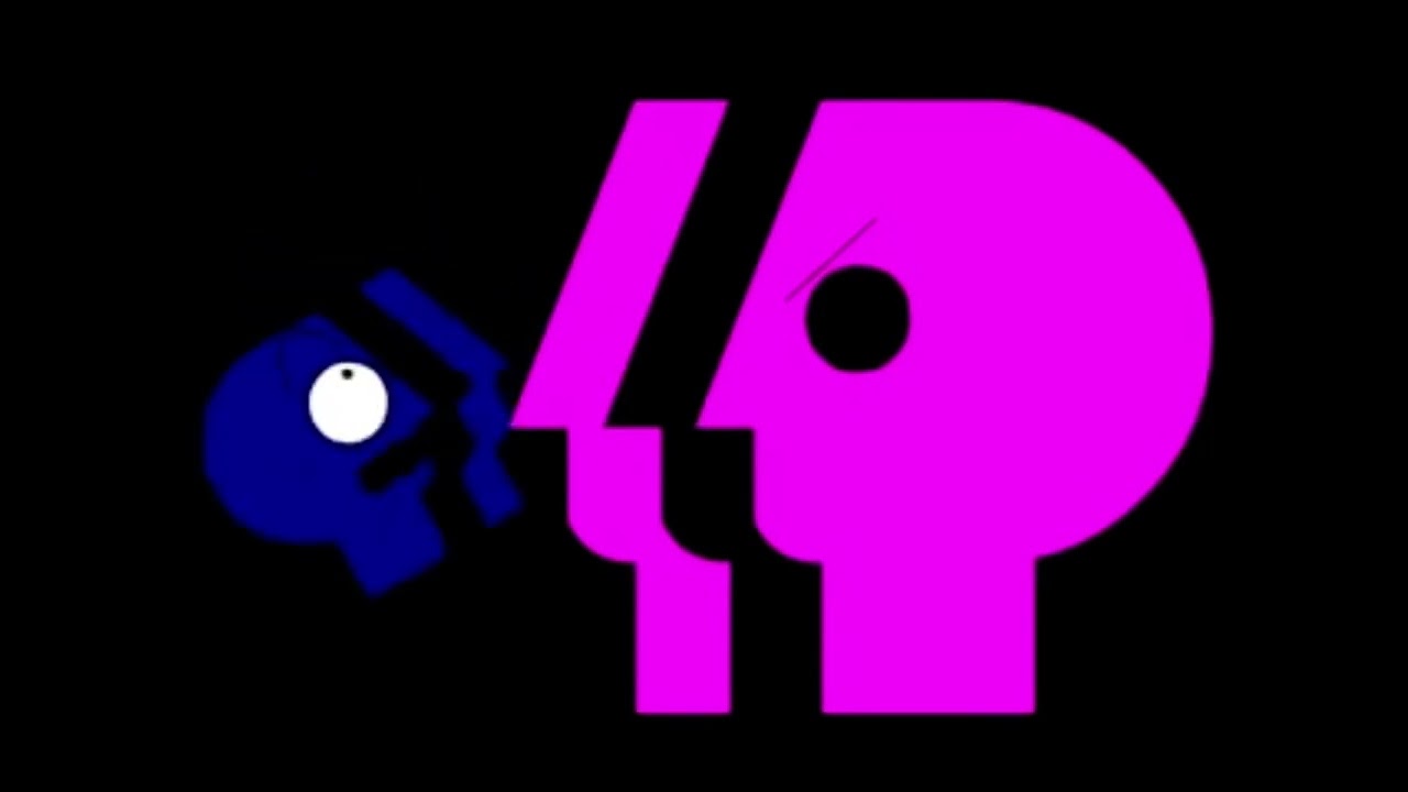 PBS Dirty Logo 1989 3D Glass (SLOWED DOWN)