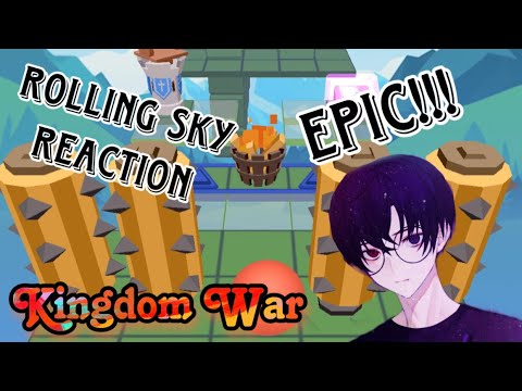 PEACEFUL AND EPIC? | Rolling Sky REACTION - Kingdom War Level 69 | EINZEL