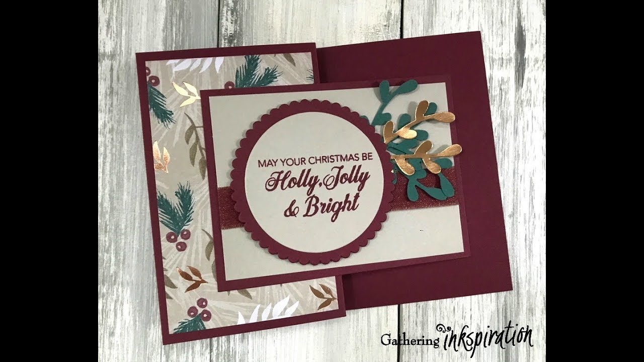 Peaceful Noel Fun Fold Card