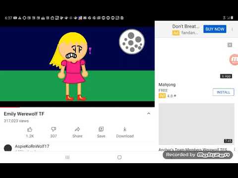 peach turns into a werewolf ( deleted scene)