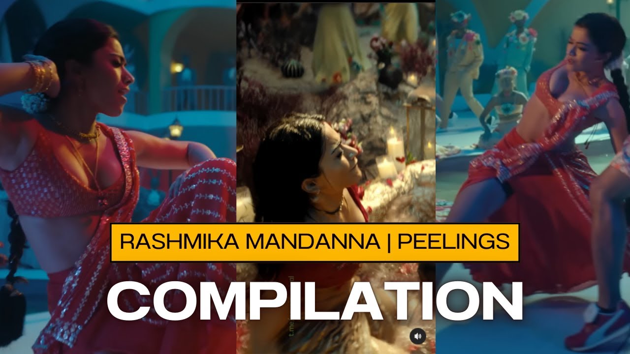 Peelings | Rashmika actress hottest vertical edit | Actress vertical Hot Expression |