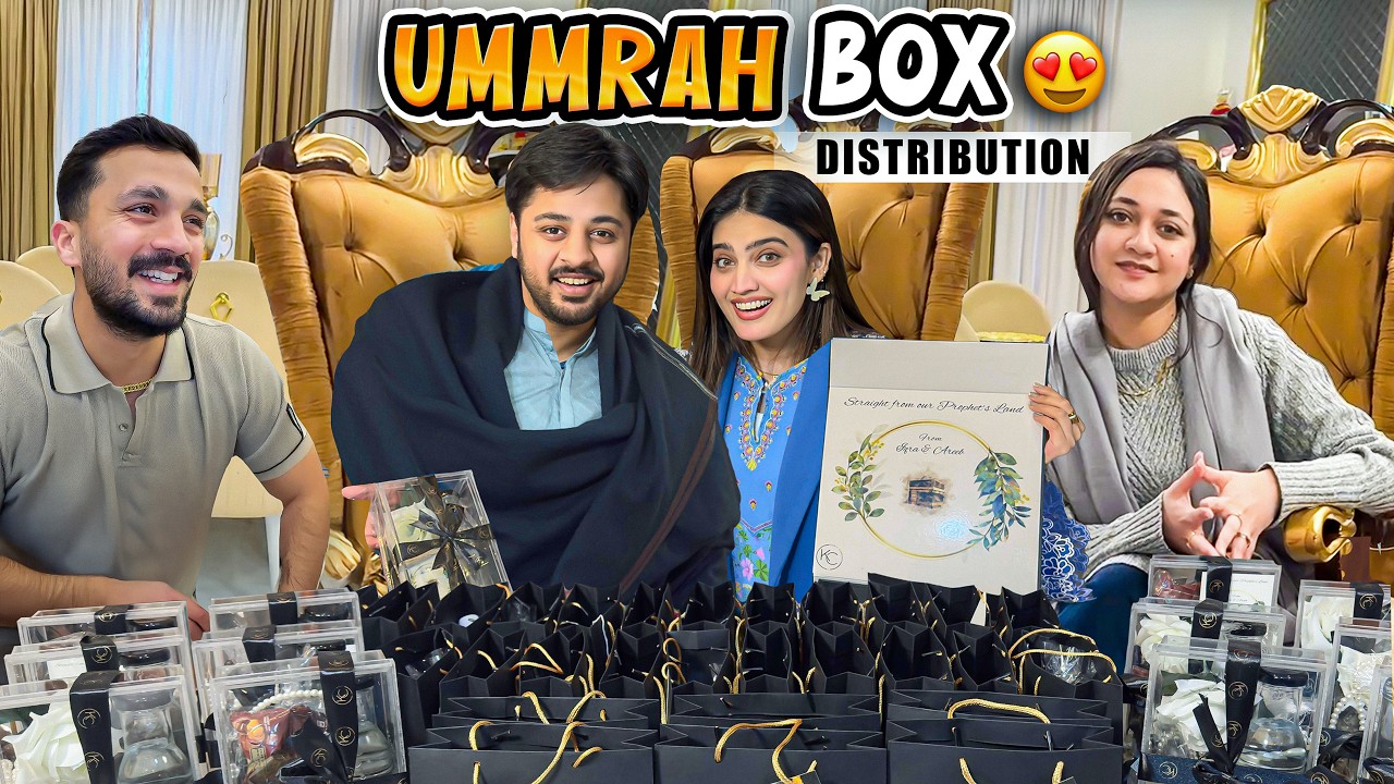 PEHLI BAR RAJAB & EMAAN K GHAR GAYE 😍 | Maa Ji K Hath Ki Special Chai 🥰 | Sab Doston Ko Box Dy Diye😇