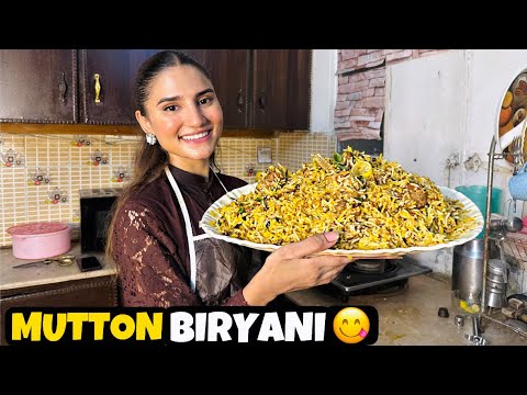 Pehly Bar Mutton Biryani Bnae😋| NA137
