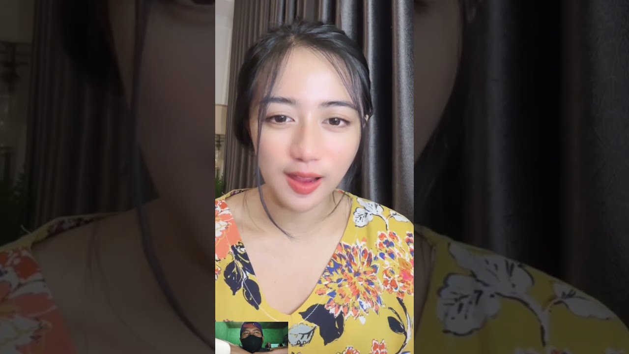 Pelangi24 reaction wanita cantik live pake baju daster. || bigo live broadcast vlogs 🌈 006