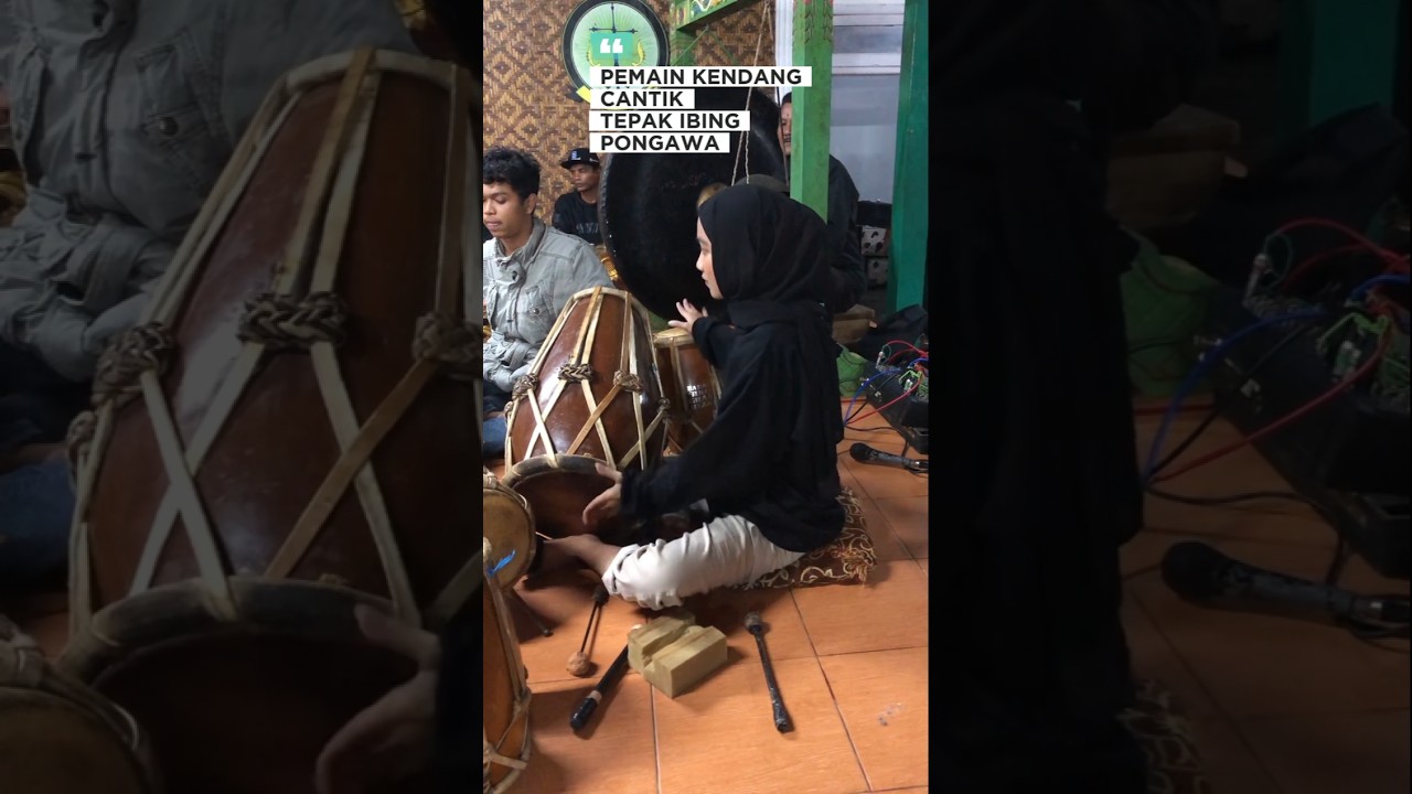 Pemain kendang cantik!