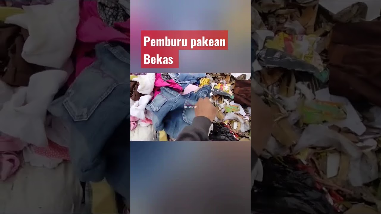 Pemburu pakean Bekas,nyari denim