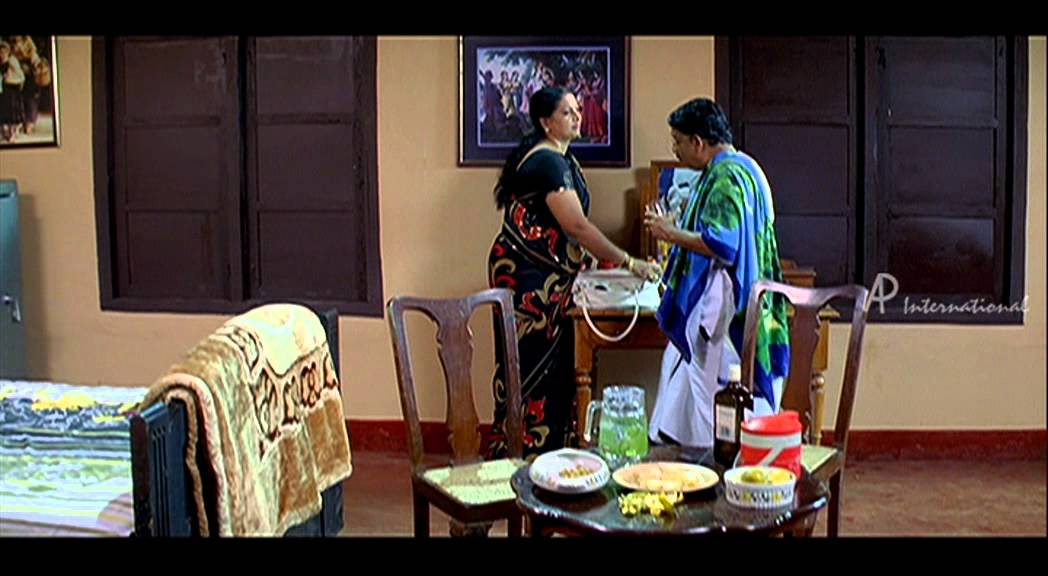 Pen Pattanam Malayalam Movie | Malayalam Movie | Nedumudi Venu | in Home with Wife | HD