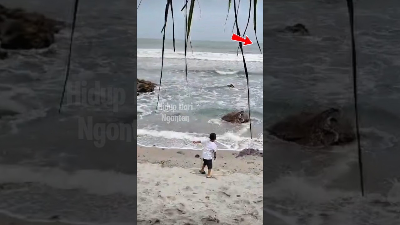 penampakan nyi roro kidul di pantai selatan asli #shorts #shortvideo #trending #viralvideo