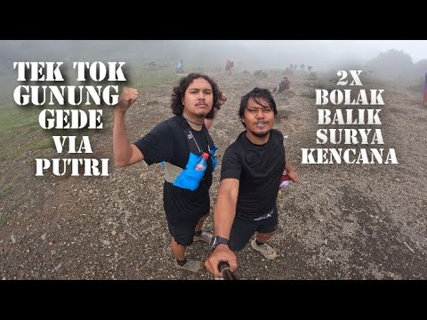 pendakian tek tok gunung gede via putri
