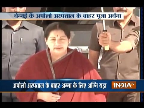 People of Tamil Nadu Praying for CM Jayalalithaa's Recovery