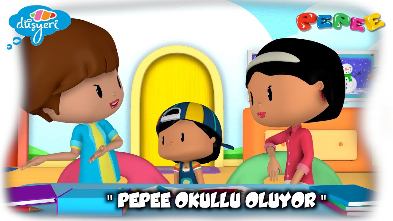 Pepee Yeni Bölüm:5 / Pepee Okullu Oluyor - Düşyeri