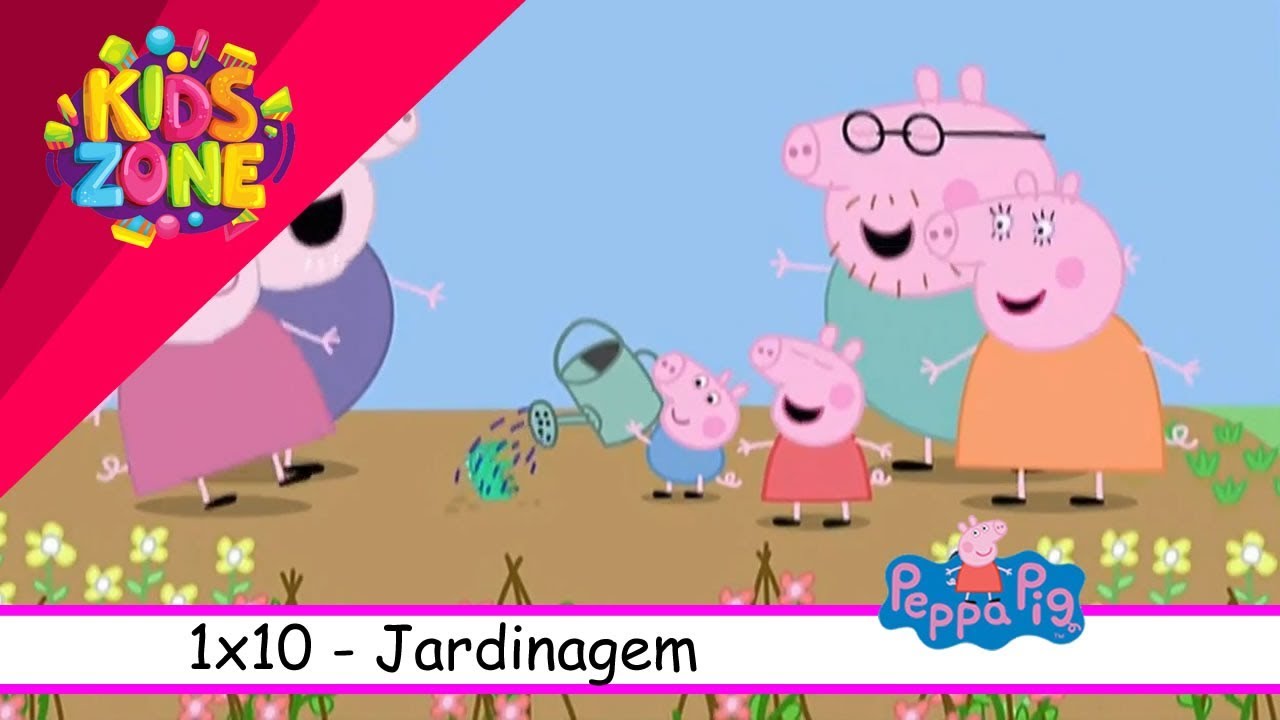 Peppa  Pig Dublado em Português - 1x10 - Jardinagem #peppapigemportugues #peppapig2020