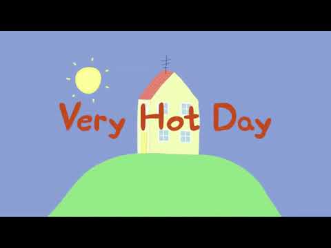 Peppa pig - um dia muito quente