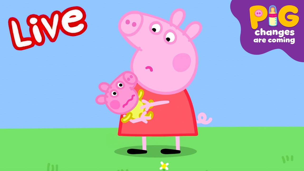 Peppa Pig BABY Episodes LIVE 🍼🧸 Pig Changes are Coming! ⭐️ Kids Cartoons #ExpectingPigChanges