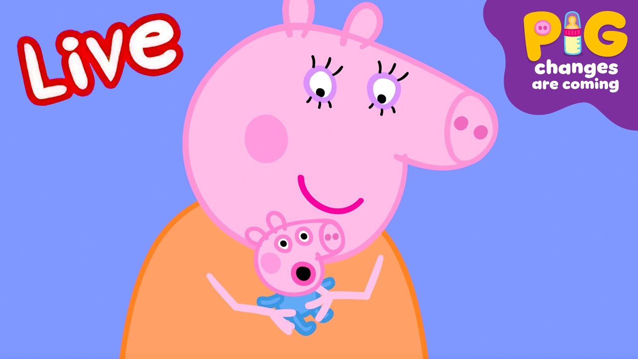 Peppa Pig BABY Episodes LIVE 🍼🧸 The Cutest Babies in Peppa Pig! ⭐️ Kids Cartoons