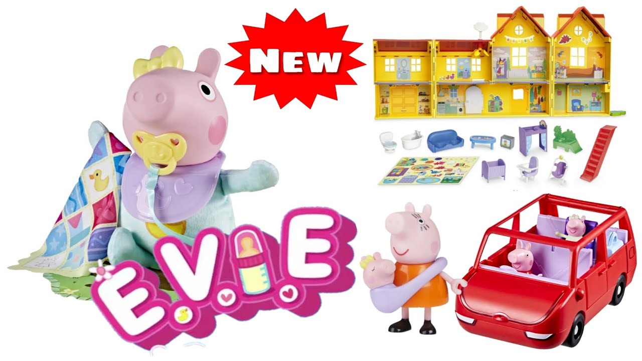 Peppa Pig Baby Sister Evie New Toys Reveal