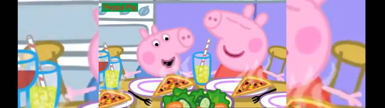 Peppa Pig Cartoons 2015- English  Lunch -1
