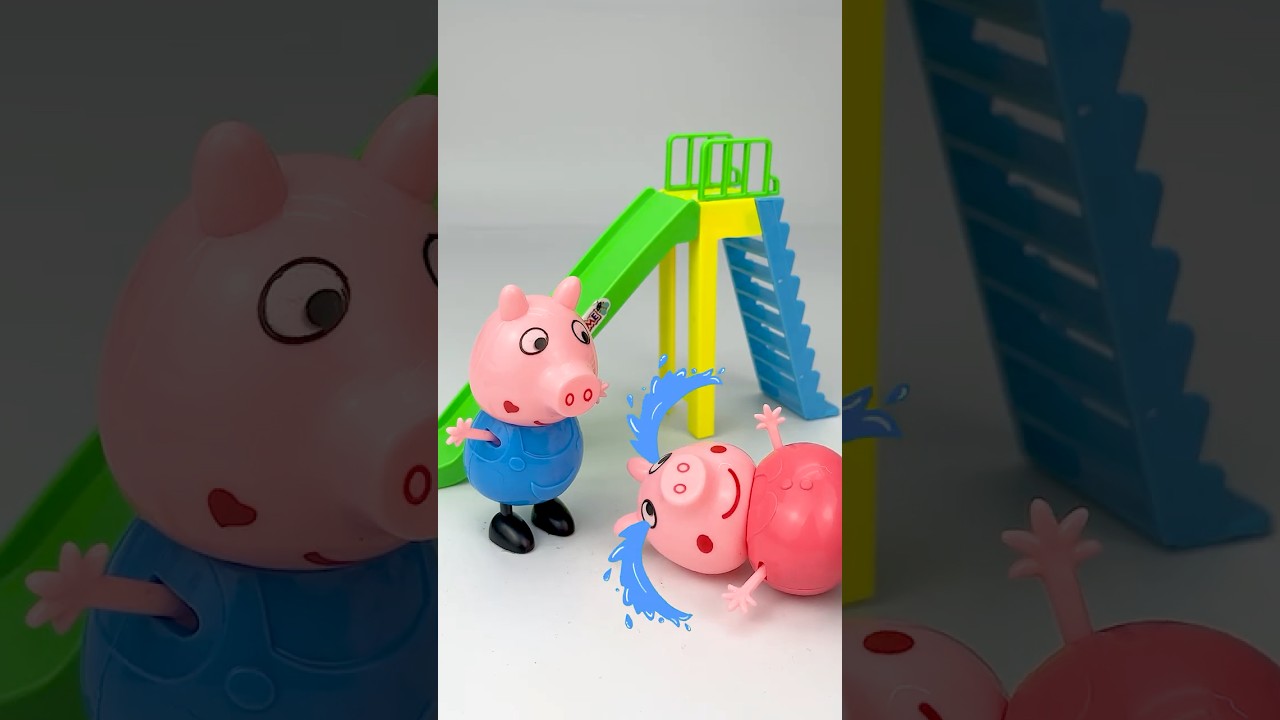 Peppa Pig crying & Satisfy with ASMR Video Unboxing Peppa Pig Toys