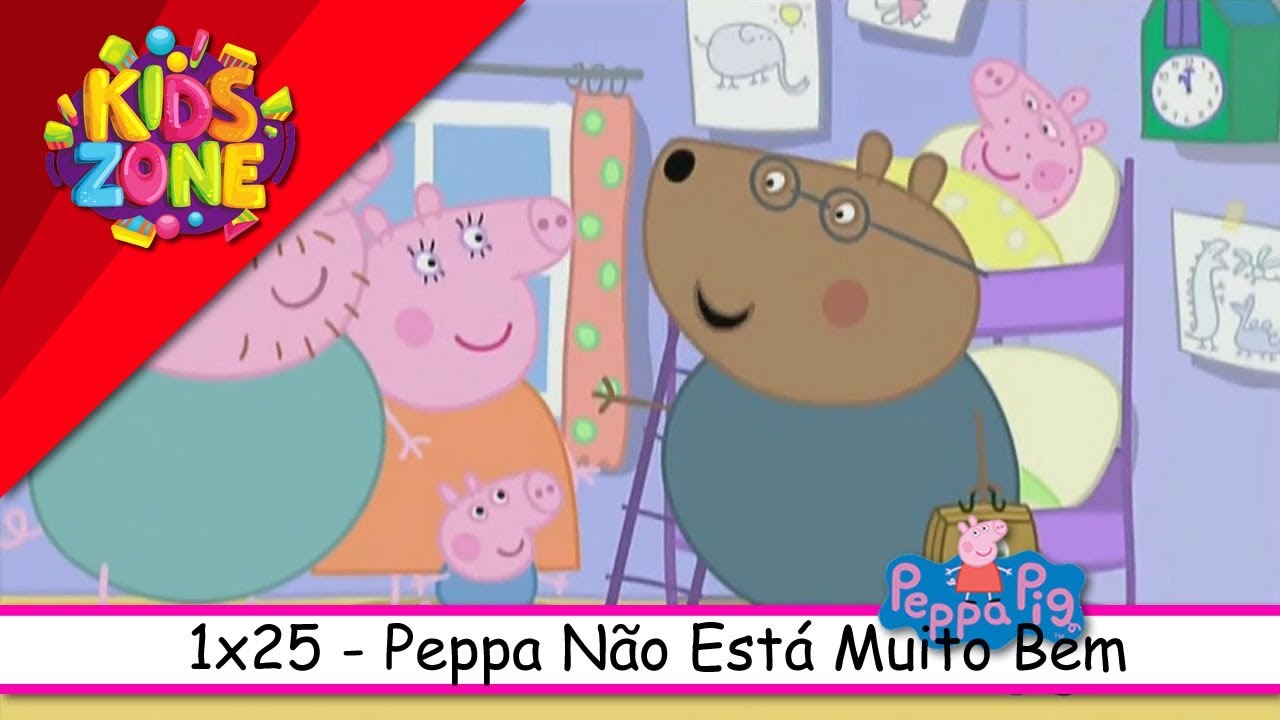 Peppa Pig Dublado em Português - 1x25 - Peppa Não Está Muito Bem #peppapigemportugues #peppapig2020