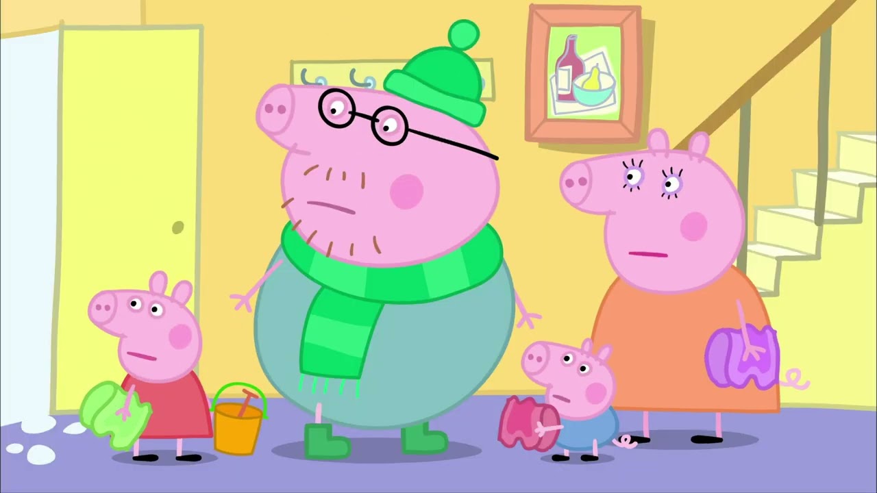 Peppa Pig Dublado em Português HD - Temporada 04 - Episódio 04 - Sol, Mar e Neve