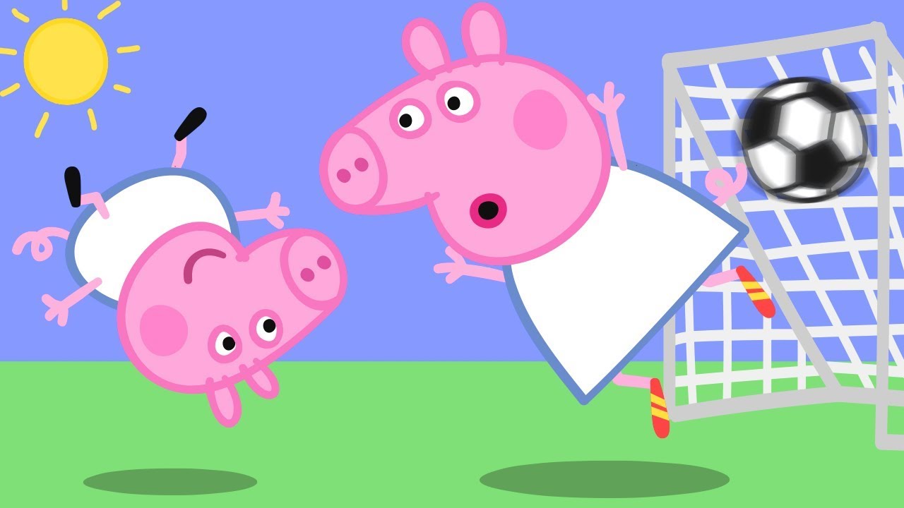 Peppa Pig Français | Football avec Peppa Pig et George! ⚽️ | Dessin Animé Pour Enfant #PPFR2018