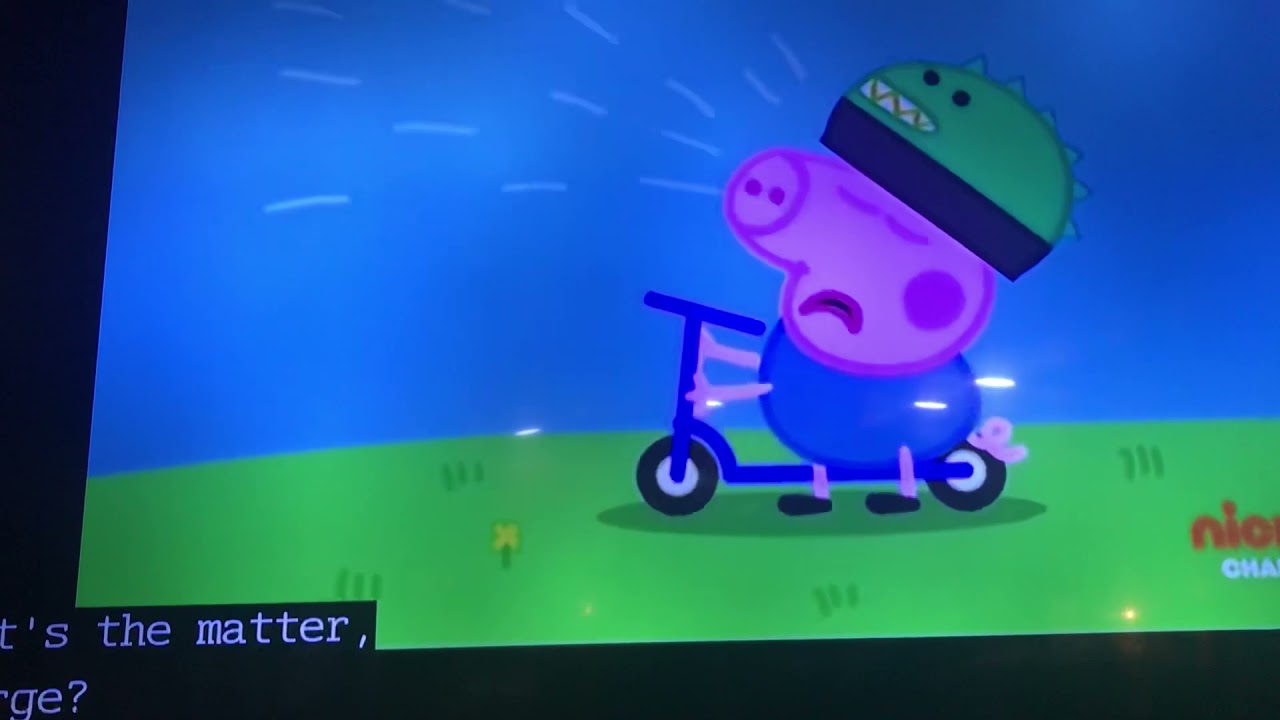 Peppa pig George crying 30