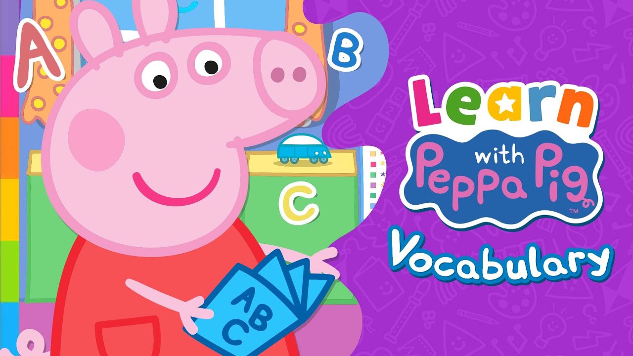 Peppa Pig Learns New Words With You! 🐷📖 Learn With Peppa - Vocabulary