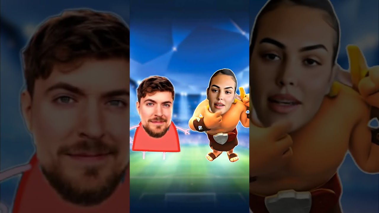 Peppa Pig MrBeast VS COC RONALDO & MESSI FAMILY 🇦🇷🇵🇹🐐 (Georgina, Ronaldo Jr, Ciro Messi, Delfina) 💥⚽