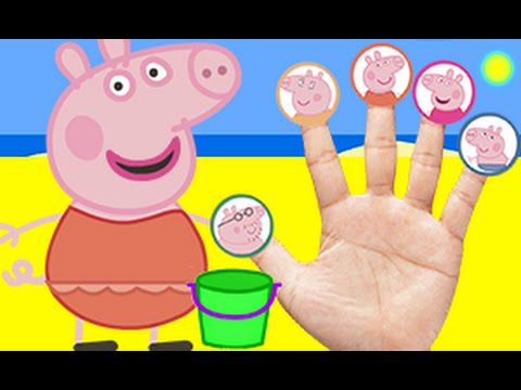 #Peppa Pig #Summer #Finger Family \ #Coloring and Nursery Rhymes for Children