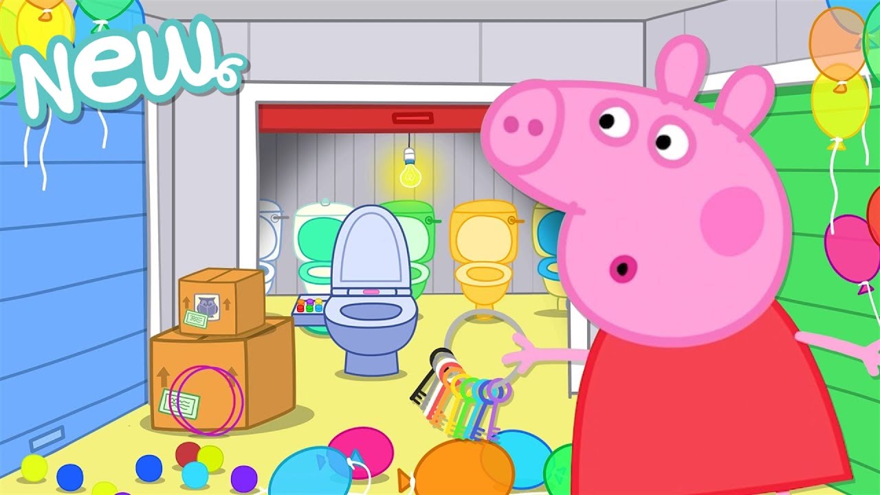 Peppa Pig Tales 2025🚪MYSTERY Storage Doors 🚽 Furniture for the NEW House! 🏠 NEW Peppa Pig Episodes