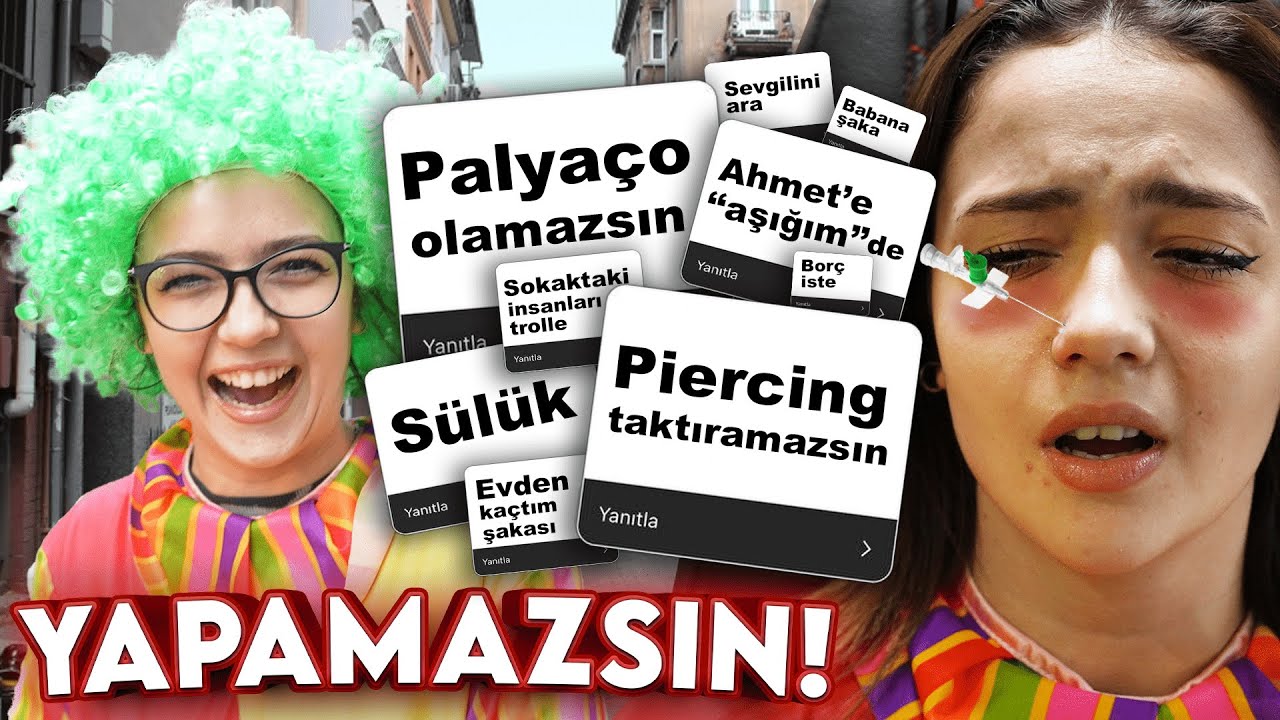 PİERCİNG TAKTIRAMAZSIN! (AĞLADIM) #YAPAMAZSINFERİDE