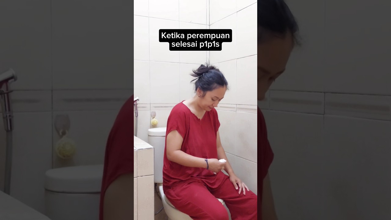 PEREMPUAN VS LAKI-LAKI KETIKA SELESAI PIPIS #shorts #perempuan #lakilaki #couple #lucu  #viral