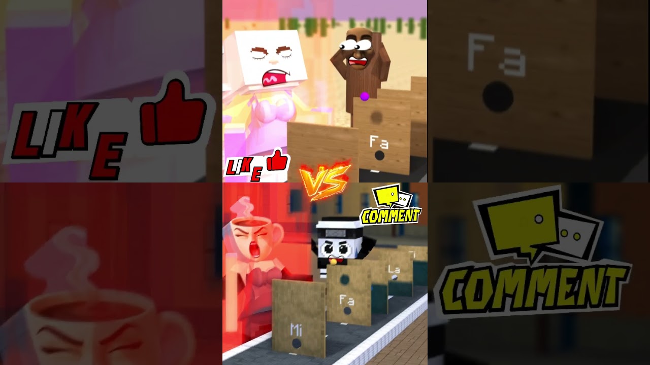 Perfect pitch challenge: Ballerina Capuccina vs Espressona Signora #minecraft