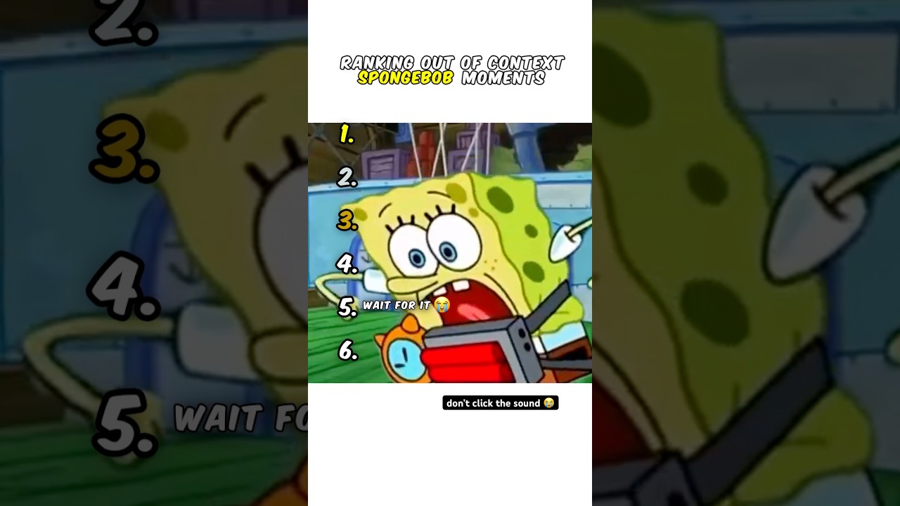Perfectly Cut Spongebob 😭