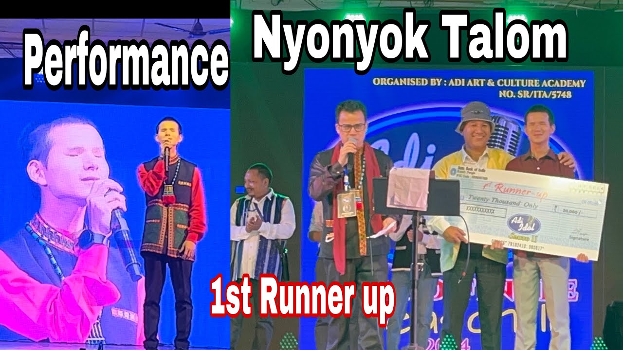 Performance Mr,Nyonyok Talom/ADI IDOL GRAND Finale Season 2/Gidi Notko Pasighat/Adi Song/2024