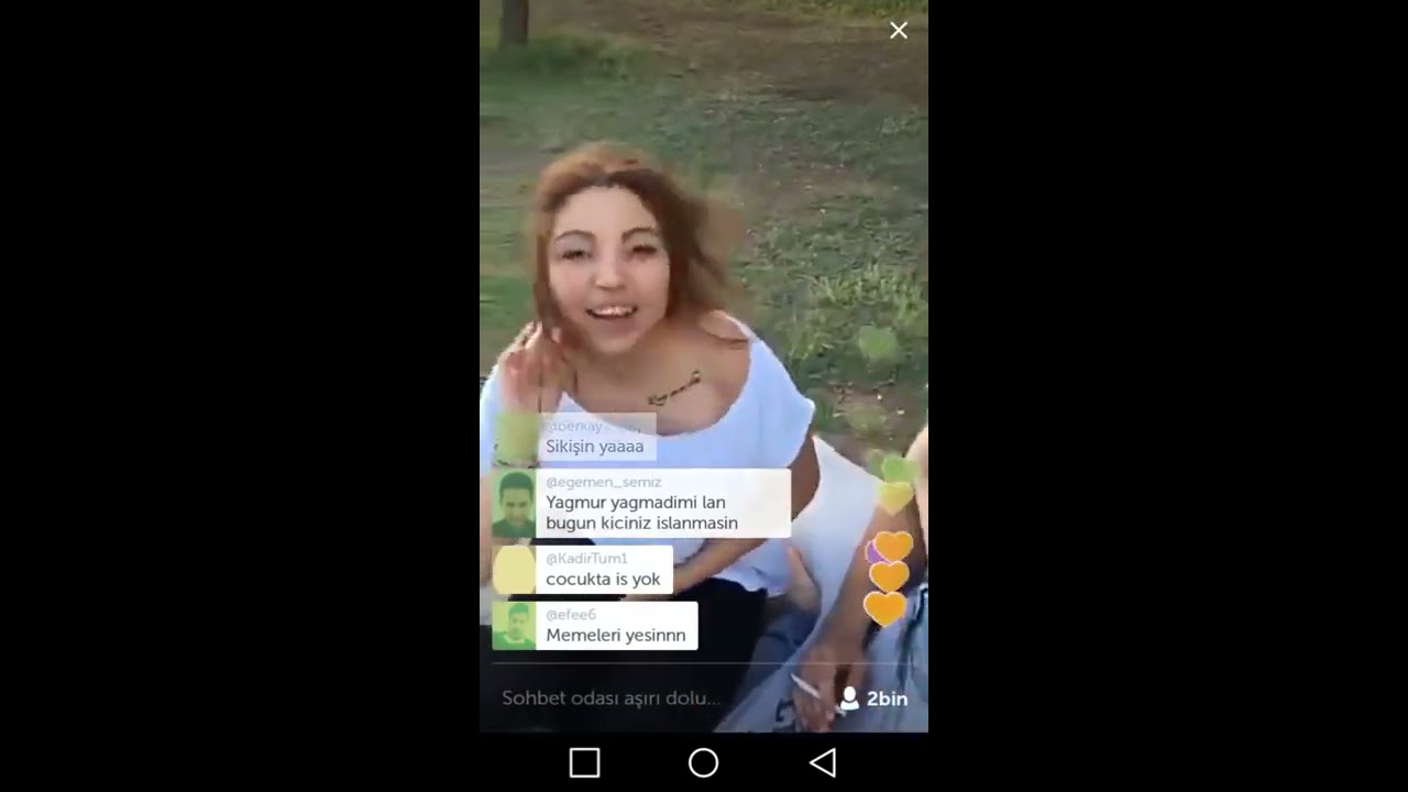 Periscope  Adada Liseliler  Sevişiyorlar