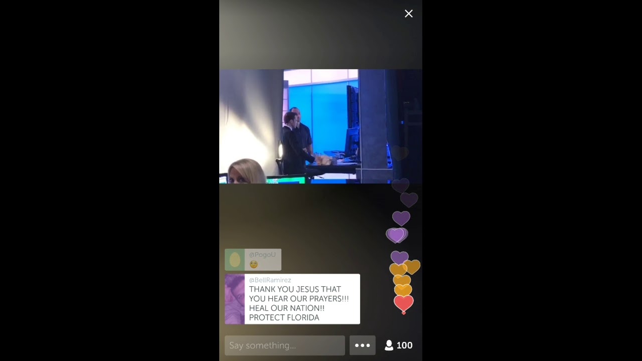 Periscope case study: Hurricane Irma tour of the news studio