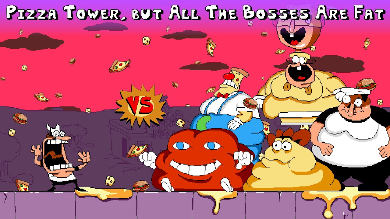 Perman: Pizza Tower, But All The Bosses Are Fat...