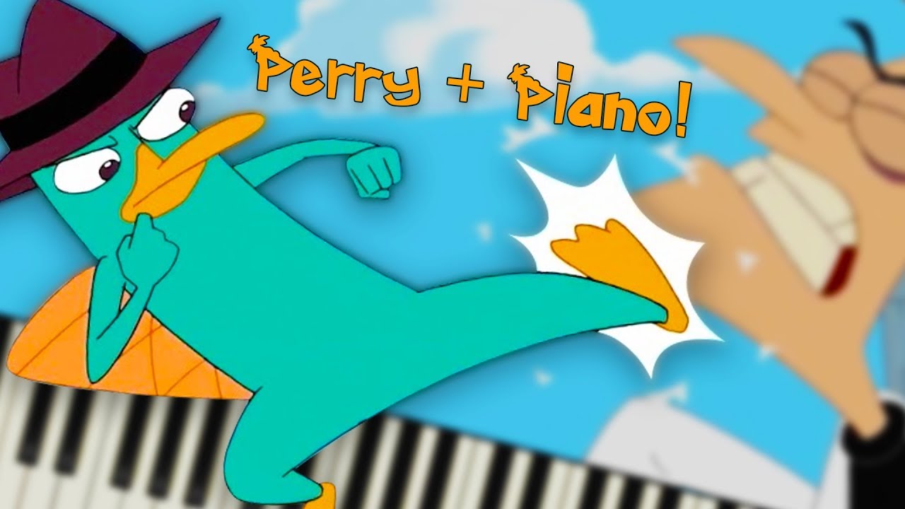 Perry the Platypus (from Phineas and Ferb) - Piano Tutorial