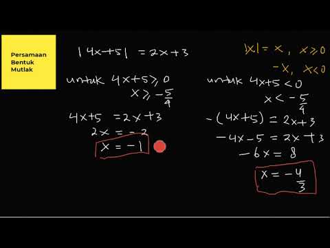 Persamaan Bentuk Mutlak#1